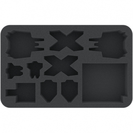 HSBV040BO foam tray for X-Wing StarViper, M3-A Interceptor, IG-2000, Z-95, Kihraxz fighter and Y-Wing