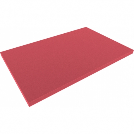 DS020Bred 550 mm x 345 mm x 20 mm colored foam for Shadowboard red