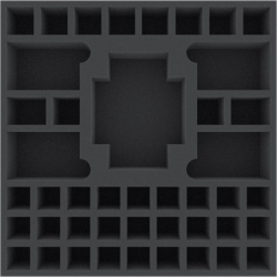 AGDK050BO 295 mm x 295 mm x 50 mm foam tray for board game boxes