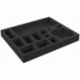 AVFL040BO Bandeja de espuma de 40 mm para caja de juegos de mesa Scythe con 13 compartimentos