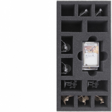 BEJH055BO 285 mm x 142,5 mm x 55 mm foam tray for Imperial Assault: Jabba's Realm
