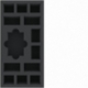 BEJH055BO 285 mm x 142,5 mm x 55 mm foam tray for Imperial Assault: Jabba's Realm
