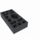 BEJH055BO 285 mm x 142,5 mm x 55 mm foam tray for Imperial Assault: Jabba's Realm