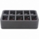 HSBE070BO Half-Size foam tray with 10 compartments
