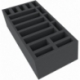 BTMEAO075BO 75 mm foam tray for Necromunda