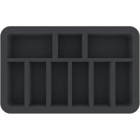 HSMEAJ035BO 35 mm 9 slots - foam tray with base