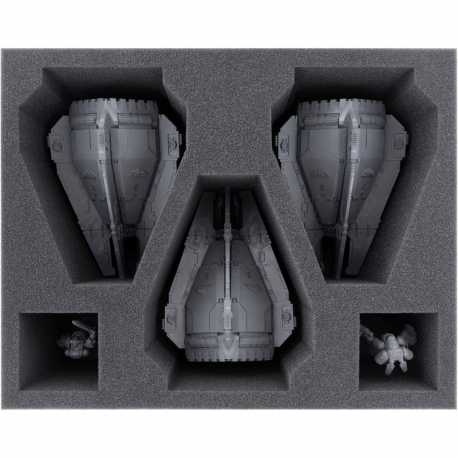 FSMELF120BO foam tray for 3 Drop Pods