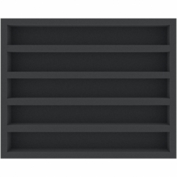 FSMELN040BO 40 mm Ful-Size foam tray with 5 compartments