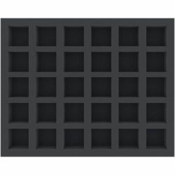FSMEOV040BO 40 mm Full-Size foam tray with 30 compartments