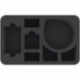 HSMERA060BO 60 mm Half-Size foam tray with 7 compartments