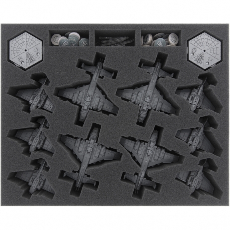 FSMERM045BO Feldherr foam tray for Aeronautica Imperialis: Imperial Navy - Squadron
