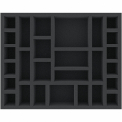 FSMETT055BO 55 mm Full-Size foam tray with 27 compartments