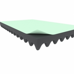 DMNP040S 565 mm x 365 mm x 40 mm Convoluted foam one-sided self-adhesive