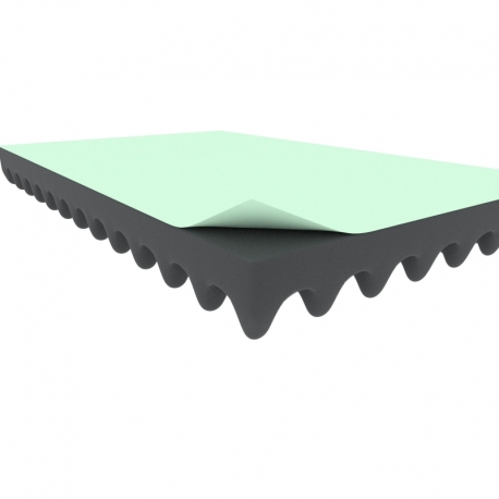 DMNP040S 565 mm x 365 mm x 40 mm Convoluted foam one-sided self-adhesive