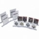 Pack de 8 unidades de soporte de tarjetas Feldherr para tarjetas de juego