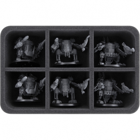 HS085A011 Feldherr foam tray for Orks - 6 compartments