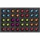 DS060A001 Feldherr foam tray for 40 Christmas baubles diameter 50 mm with crown