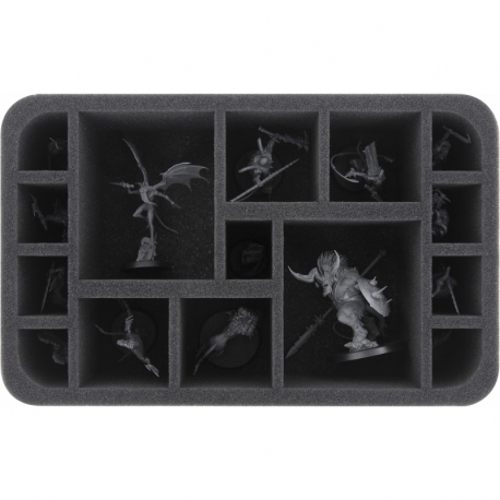 HS075A015 foam tray for Warcry - 15 compartments