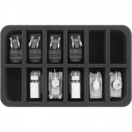 HS050A040 Feldherr foam tray for Flames of War - 12 compartments