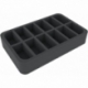 HS050A040 Feldherr foam tray for Flames of War - 12 compartments