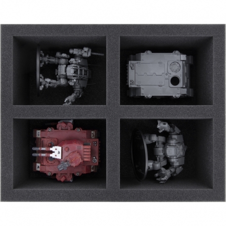 FS100A007 Feldherr foam tray for Space Marines - 4 compartments