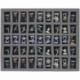 FS035C5BO 35 mm Full-Size foam tray with 45 compartments