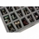 FS050C4BO 50 mm Full-Size foam tray with 28 compartments