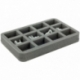 HS035ZC10 35 mm Half-Size Foam Tray for 12 Zombicide figures