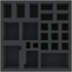 AFMECF060BO 285 mm x 285 mm x 60 mm foam tray for board game boxes