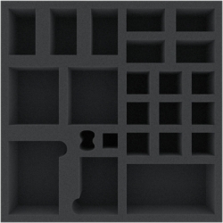 AFMECF060BO 285 mm x 285 mm x 60 mm foam tray for board game boxes