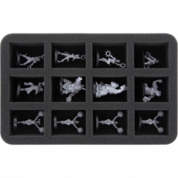 HS050BB11 foam tray for Blood Bowl - 12 cheerleader