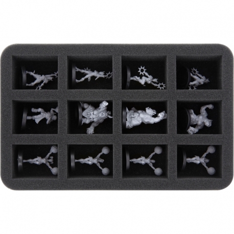 HS050BB11 foam tray for Blood Bowl - 12 cheerleader