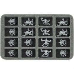 HS035A010 35 mm foam tray for miniatures in scale 1:100 (15 mm) – 16 compartments