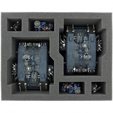 FS110A003 Feldherr foam tray for Chaos Space Marines - 6 compartments
