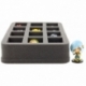 HS050KR02 50 mm half-size Figure Foam Tray for 12 Krosmaster figures