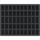 FSEB040BO 40 mm Full-Size foam tray with 50 compartments
