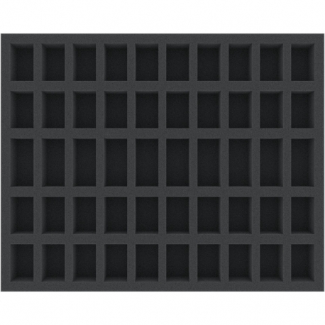 FSEB040BO 40 mm Full-Size foam tray with 50 compartments