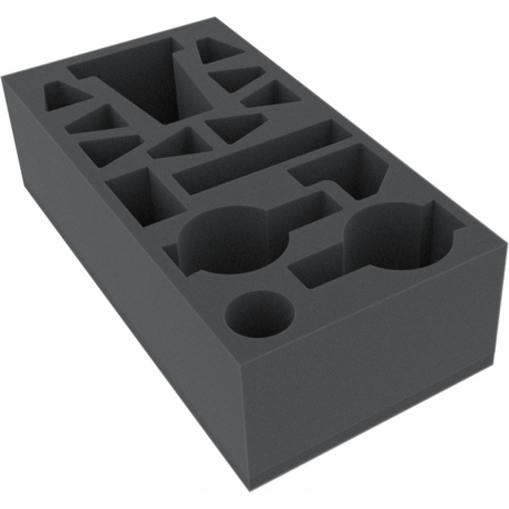 BEMEBM080BO 285 mm x 142,5 mm x 80 mm foam tray for board game boxes