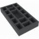 BEMEBN040BO 285 mm x 142,5 mm x 40 mm foam tray for board game boxes