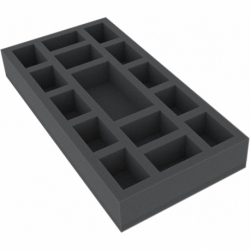 BEMEBN040BO 285 mm x 142,5 mm x 40 mm foam tray for board game boxes