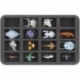 HS035A001 foam tray for Star Trek Attack Wing - 16 compartments