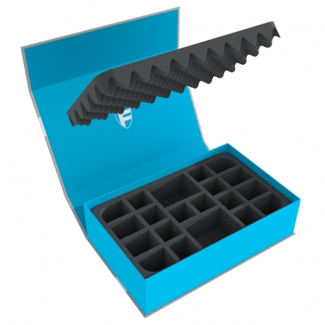 Feldherr Magnetic Box blue for 20 Christmas angel figures