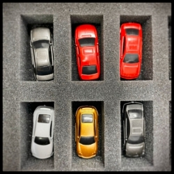 FS035A013 Feldherr foam tray for model cars 1:87 - 36 compartments