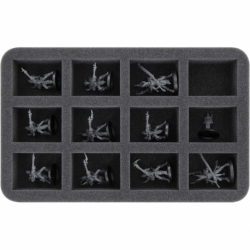 HS040A027 Feldherr foam tray for Drukhari - 12 compartments