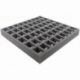 AG035ZC02 Bandeja de espuma de 35 mm con 54 ranuras para cajas de juegos infantiles Zombicide