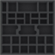 AG041ZC04 41 mm foam tray for Zombicide Toxic City Mall Game Box