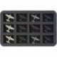 HS040BRS04 foam tray with 12 compartments for Blood Red Skies
