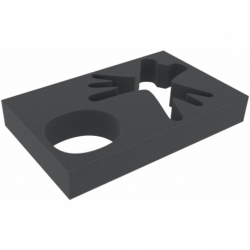 DSMEEU080 80 mm Double-Size Foam Tray for Kingdom Death Monster 1.5