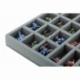 FSBR040BO 40 mm Full-Size foam tray with 34 compartments