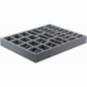 FSBR040BO 40 mm Full-Size foam tray with 34 compartments